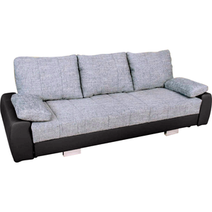 Stetin karfás ágyazható kanapé - szürke/fekete