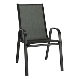 TEMP-Aldera rakásolható szék, fekete