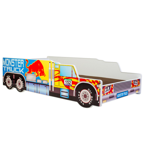 Gyermekágy Monster Truck 160x80 matraccal és kerettel
