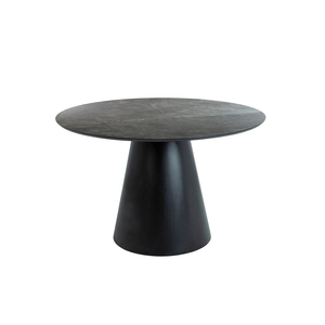 Angel étkező asztal szürke márvány hatású/ matt fekete FI120