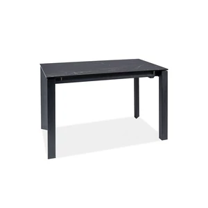 Metropol ceramic étkező asztal fekete márvány hatású 120(180)X80