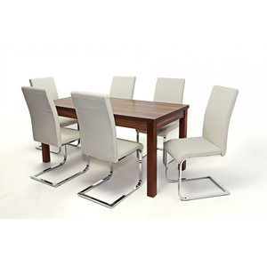 Szilva asztal fehér szék Berta Boston étkezőgarnitúra