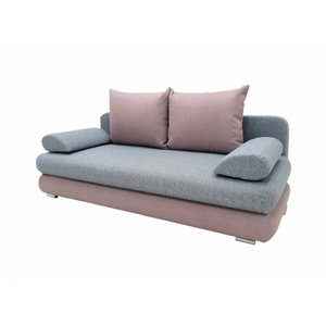 Szürke/rózsaszín - Wally ágyazható kanapé