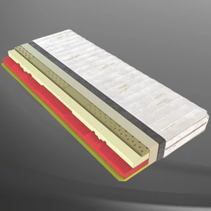 DIN-Magnello prémium kétoldalas ortopéd habmatrác 7 zónás latex rétrggel 160x200
