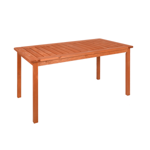 SORRENTO fenyőfából készült kerti asztal, 72 × 77 × 130 cm