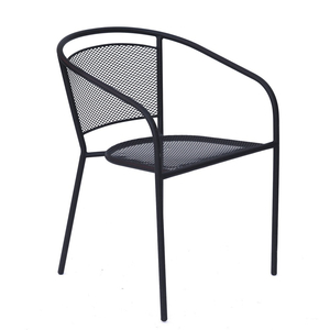 ZWMC-32 fém kerti szék, 58 x 54,5 x 74,5 cm - fekete