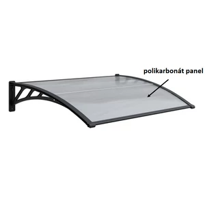 Polikarbonát pótpanel - átlátszó 144,6 x 49,35 cm