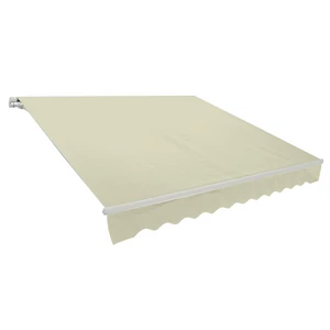 Falra szerelhető napellenző - bézs - 2,95 x 2 m