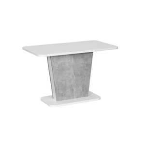 Caly 110/145 fehér-beton szürke bővíthető étkezőasztal
