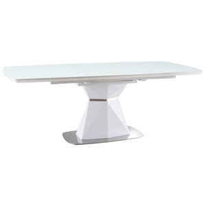 BAL-Cortez 160(210)x90 étkező asztal matt fehér