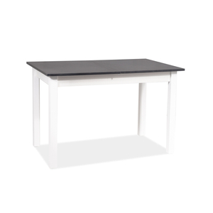 BAL-Horacy asztal antracit / matt fehér 125(170)x75