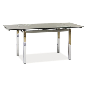 BAL-GD-017 bővíthető asztal króm/szürke 110-170x75x74