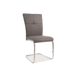 H190 étkező szék króm/ szürke TAP.146