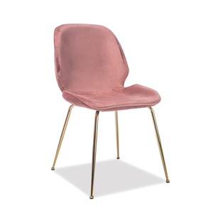 Adrien étkező szék Velvet arany láb/antik rózsaszín Bluvel 52