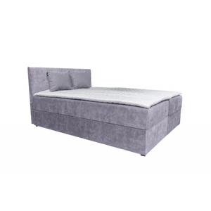 MIL - Átox boxspring ágy KÖZÉPSZÜRKE