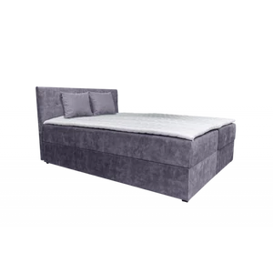 MIL - Átox boxspring ágy SÖTÉTSZÜRKE