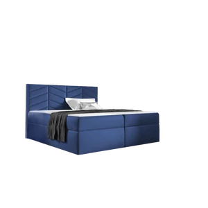 MIL - Integrale 160x200 ágyneműtartós boxspring ágy KIRÁLYKÉK