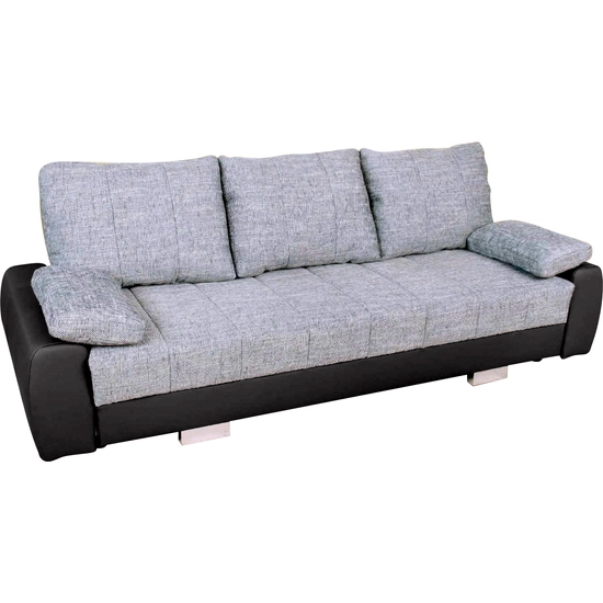 Stefan karfás ágyazható kanapé - szürke/fekete