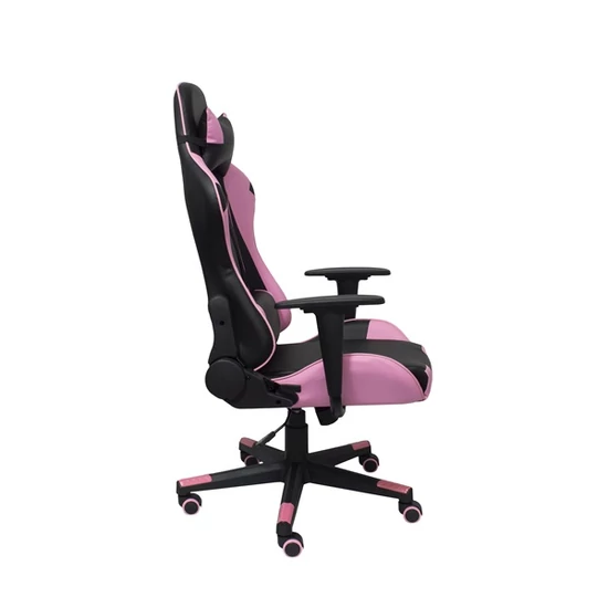 Iliasz 5 fekete-rózsaszín gamer szék