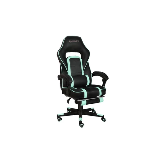 Raidmax fekete-zöld gamer szék