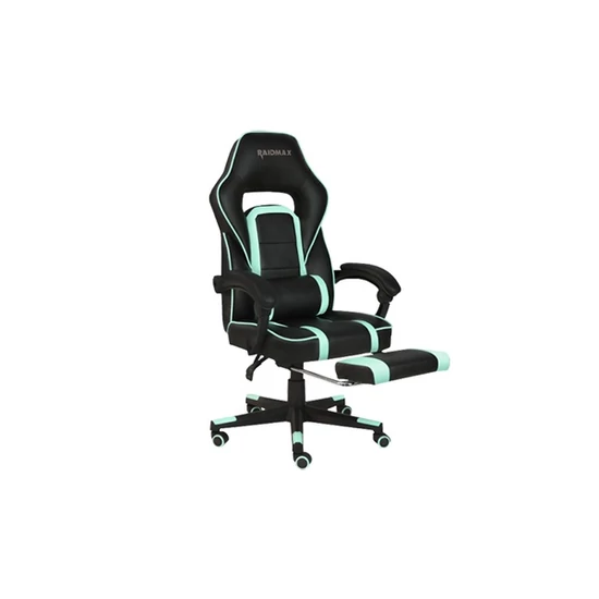 Raidmax fekete-zöld gamer szék