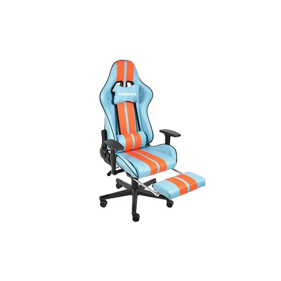 Raidmax kék-narancs gamer szék