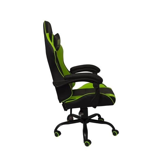 Ventaris fekete-zöld gamer szék