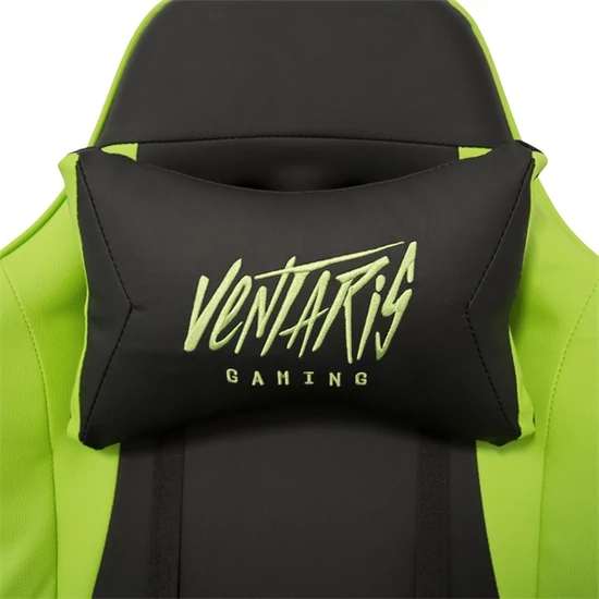 Ventaris fekete-zöld gamer szék