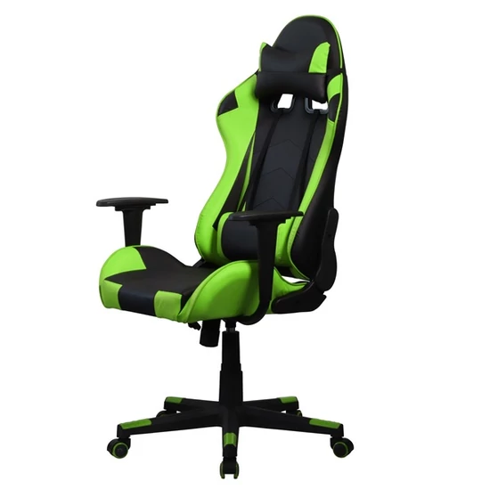 Iliasz 5 fekete-zöld gamer szék