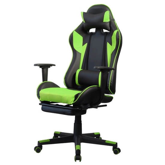 Iliasz 7 fekete-zöld gamer szék