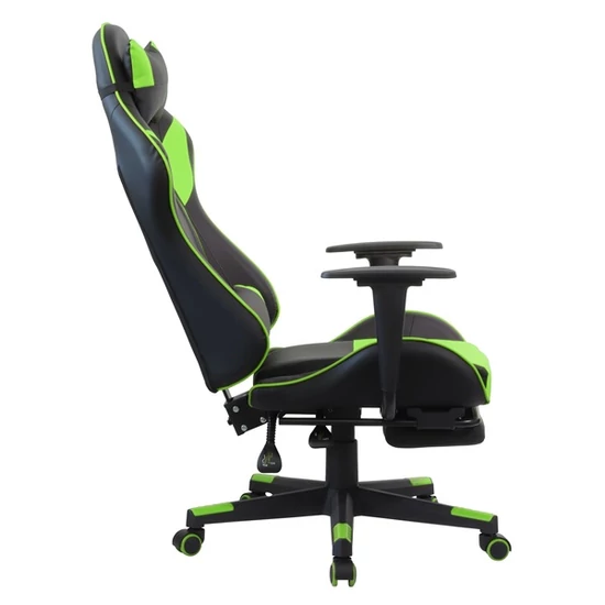 Iliasz 7 fekete-zöld gamer szék