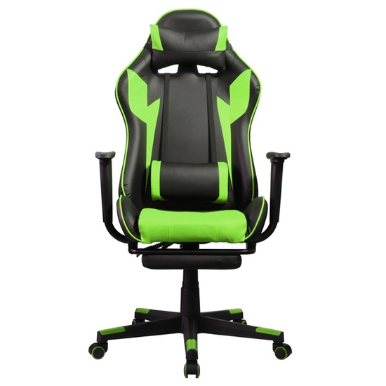 Iliasz 7 fekete-zöld gamer szék