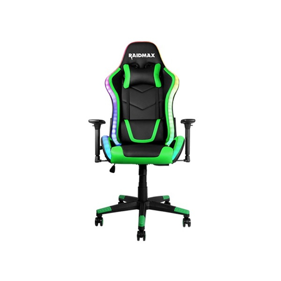 Raidmax fekete-zöld gamer szék