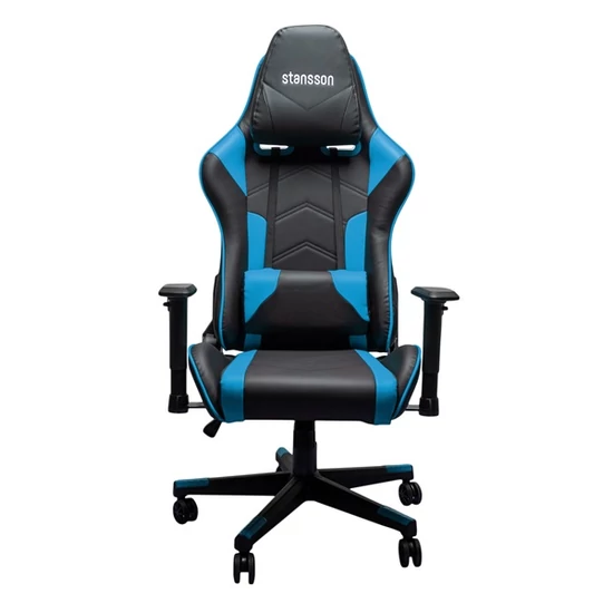 Stansson fekete-kék gamer szék