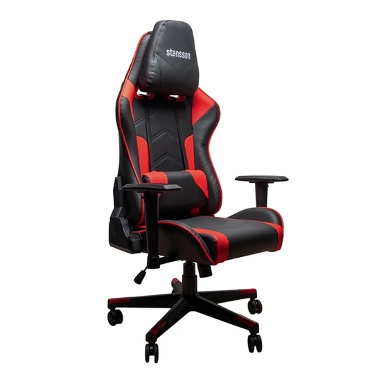 Stansson fekete-piros gamer szék
