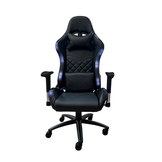 Ventaris fekete gamer szék LED világítással