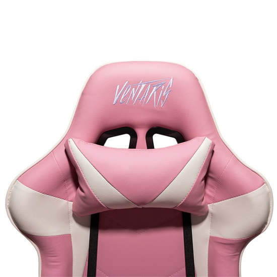 Ventaris rózsaszín-fehér gamer szék