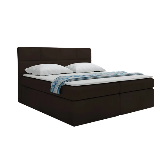 Gregor sötétbarna boxspring ágy