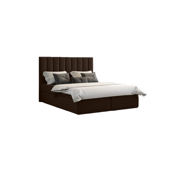 Bettani barna boxspring ágy