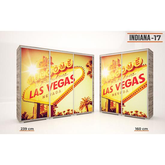 Indiana-17 Las Vegas 239es tolóajtós gardróbszekrény