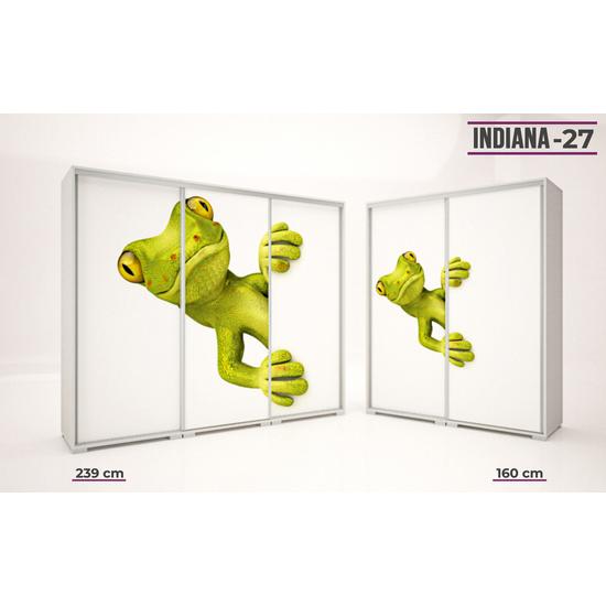 Indiana-27 gekkó 239es tolóajtós gardróbszekrény