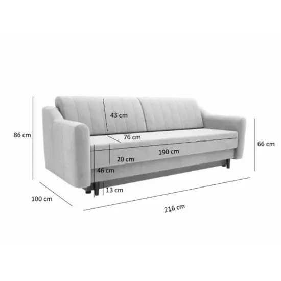 Infini fehér kanapé méretek