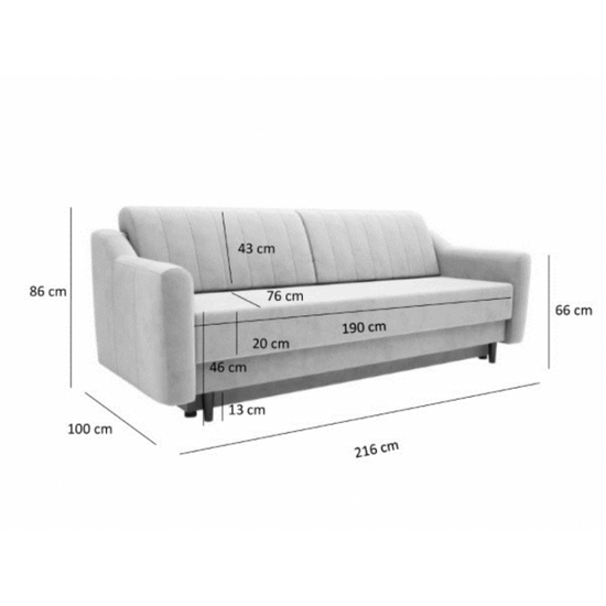 Infini fehér kanapé méretek