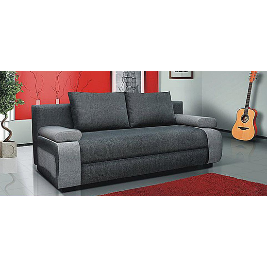 Iza (szövetes) sötét szürke - világos szürke kanapé