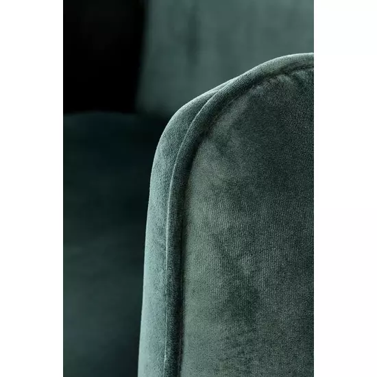 HLM-BRASIL design fotel, sötétzöld-fekete