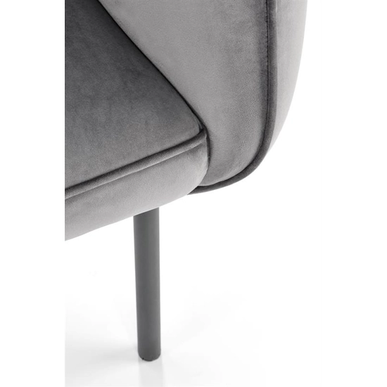 HLM-BRASIL design fotel, szürke-fekete