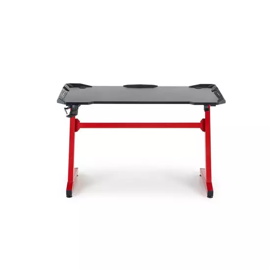 HLM-B49 gamer asztal, fekete-piros