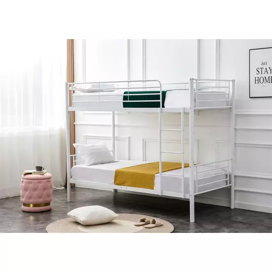 HLM-BUNKY emeletes ágy, két külön 90 cm-es ággyá alakítható, fehér