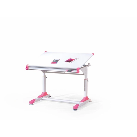 HLM-COLLORIDO dönthető íróasztal, fehér-zöld-rózsaszín