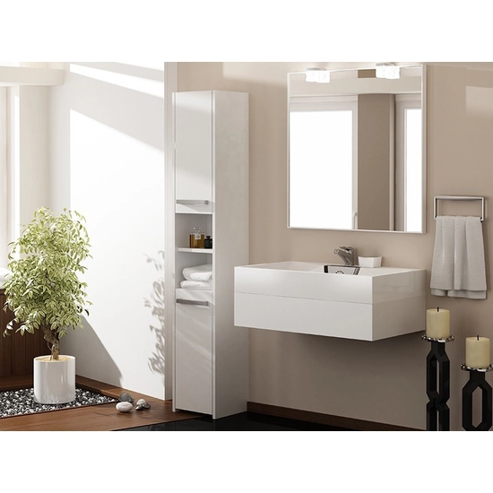 NID-S30 fürdőszoba szekrény, fehér